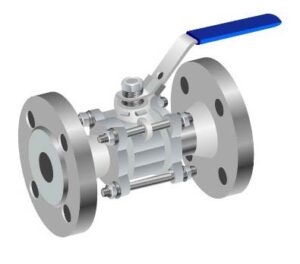 Flange End Ball Valve 300x264