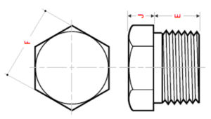 Hex Head Plug G 300x170