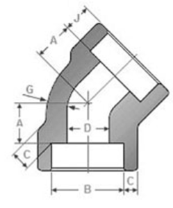 SW Elbow 45° G 249x300