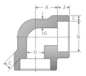 SW Elbow 90° G 300x266