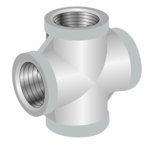 Threaded Cross 300x282